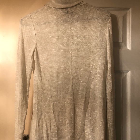 White House Black Market Semi Sheer Turtleneck - Picture 4 of 5